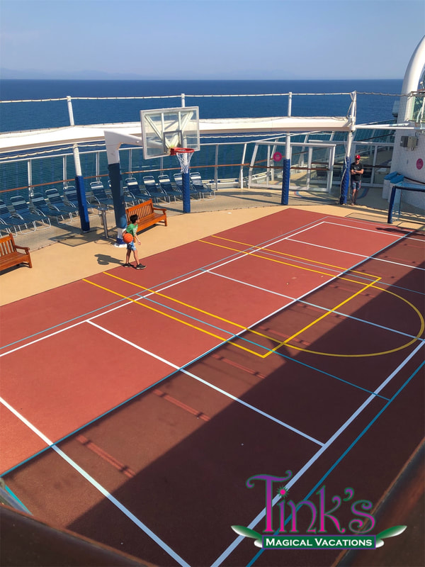 cruise ship sport court