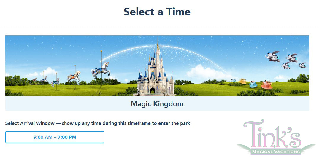 Disney Park Pass Reservation System - Walt Disney World 